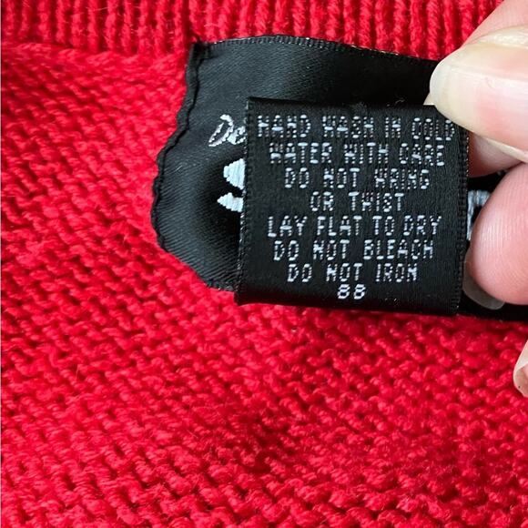 Vintage Ugly Christmas Sweater Cardigan Large - Designers Originals Studio - Picture 9 of 11